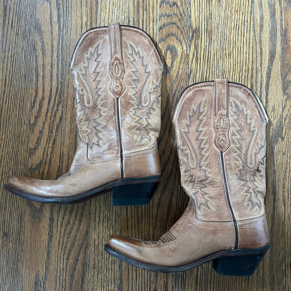 Leather Cowgirl Boots